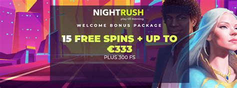 night rush casino free spins